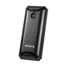 BATERIA PORTATIL RECARGABLE 5000 mAh ADATA PT100, AP5000-USBA-CBK, Negro