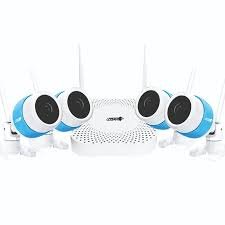 KIT NVR 4 Canales 720P + 4 Cámaras Inalámbricas Bullet IP 720P 1MPX, LOGAN, LW4AN4W1B