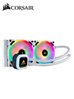 Sistema de enfriamiento Líquido Corsair Hydro Platinum H100i RGB, para CPU de Intel / AMD.