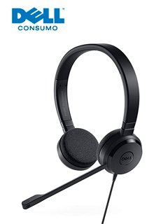 Auriculares Estereo con micrófono Dell Pro UC150, USB, para PC, Negro