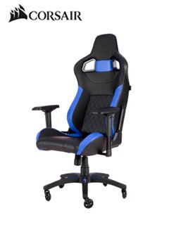 Corsair - Silla para juegos T1 RACE 2018 — Negro/Azul