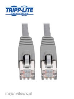 Cable Patch Tripp-Lite Snagless Cat6a 10G (RJ-45 M/M), Gris, 2.13 mts.