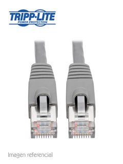 Cable Patch Tripp-Lite Snagless Cat6a 10G (RJ-45 M/M), Gris, 3.05 mts.