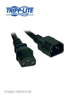 Cable de poder Tripp-Lite P004-008, C14 a C13, Estilo PDU, 10A, 250V, 18 AWG, 2.44 mts.