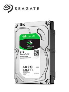 Disco duro Seagate Barracuda ST3000DM007, 3TB, SATA 6.0 Gbps, 5400 RPM, 3.5".