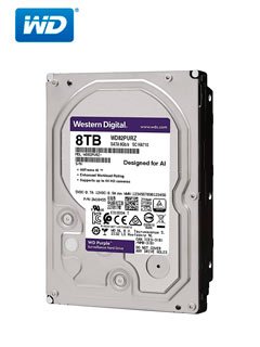 Disco duro Western Digital WD82PURZ, capacidad 8TB, SATA 6GB/s, formato 3.5", 7200rpm