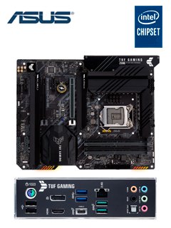 Motherboard Asus TUF GAMING Z590-PLUS, Intel Z590 LGA1200, DDR4, HDMI, DP, 5 x Audio Jacks