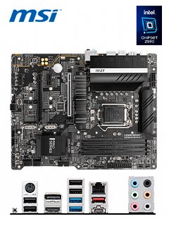 Motherboard MSI Z590-A PRO, Intel Z590, LGA1200, DDR4, HDMI, DP, USB 3.2 Gen 2x2