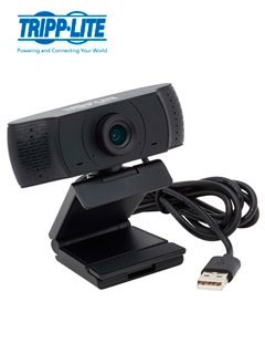 Cámara Web USB HD 1080p con Micrófono para Laptops y PCs de Escritorio.