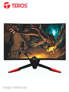 Monitor Teros TE-3172, 27" LED Curvo, 165 Hz, 1920 x 1080, FHD, HDMI / DisplayPort