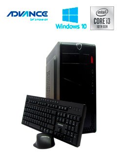 Computadora Advance Vission VS1079, Intel Core i3-10100 3.60GHz, 8GB DDR4, 1TB SATA.