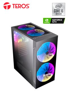 Computadora GAMER TEROS TE-5360G, Intel Core i5-10400 2.90 GHz, 16GB DDR4 RGB, 1TB, 500GB