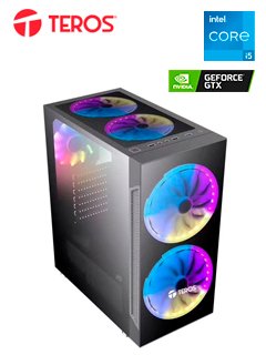 Computadora GAMER TEROS TE-5360G, Intel Core i5-10400 2.90 GHz, 16GB DDR4, 1TB, 500GB