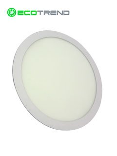panel redondo empotrable, 24w, 2400 lúmenes, tricolor, 120º, 100 - 240vac.