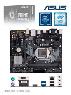 Motherboard Asus H310M-E R2.0, LGA1151, H310, DDR4, SATA 6.0, USB 3.1, SN/VD/NW.