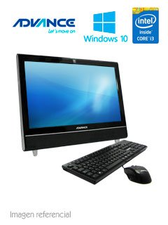 all-in-one advance aio ai4556, 19.5 lcd 1920x1080, intel core i3-4170 3.70ghz, 8gb d