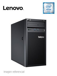 servidor lenovo thinksystem st50, intel xeon e-2104 3.2 ghz, 8 mb caché, 8gb ddr4,1tb
