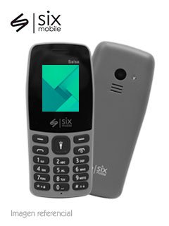 teléfono celular six mobile salsa, 1.77, dual sim, fm radio, bluetooth, desbloqueado