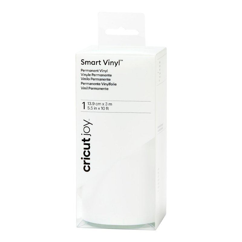 Cricut | Vinilo Permanente Smart | Color Blanco | Rollo de Mejor Valor 13.9cm x 3m