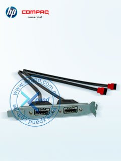 kit de cables pci esata hp (gm110aa), para convertir 2 puertos sata internos en exter