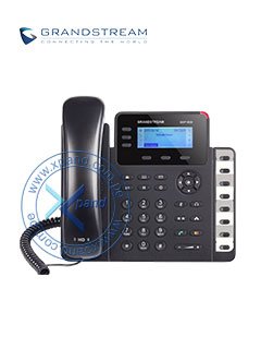 teléfono ip grandstream gxp1630, 3 lineas, lcd 132 x 64, rj-45 gbe, poe, audio hd. 