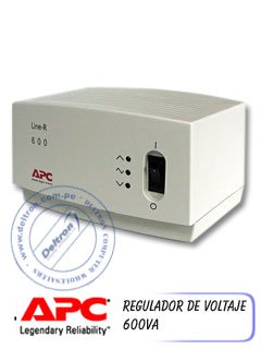 regulador de voltaje apc 600va (600w)