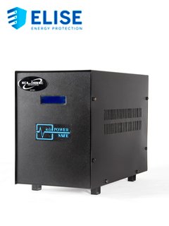 estabilizador elise - ieda power safe lcr60-4.5%,solido, monofásico, 6.0kva.tecn