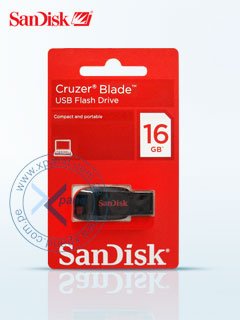 memoria flash sandisk cruzer blade, capacidad 16 gb, interfaz usb 2.0. presentación e