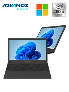 notebook advance ps7085,15.6 fhd, core i7-10510u1.8 ghz, ram 8 gb so-dimm , ssd 256 