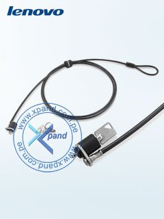 cable de seguridad lenovo (57y4303), diseño de una pieza para facilitar el uso, acero