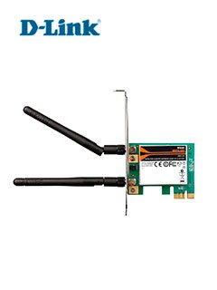 tarjeta wireless d-link dwa-548, 802.11g/n, 300 mbps, pci-e, 2dbi.2 antenas desm