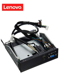 panel frontal lenovo 00mv367, 2 usb, 1 vga, power, 5.25, para lenovo system x3550 m5