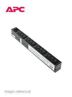 rack apc pdu basic c13, unidad pdu para montaje en rack básica, conexiones de salida 