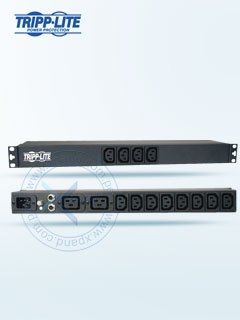 pdu básico monofásico tripp-lite, 100-240v 16a, 14 tomacorrientes (12 c13 y 2 c19), i