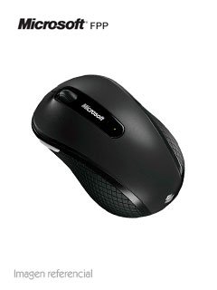 mouse microsoft wireless mobile 4000, tecnología bluetrack, 2.4ghz, solo usb, nano tr