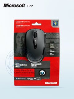 mouse microsoft wireless mobile 3500, inalámbrico, con tecnología bluetrack, diseño a