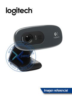 hd webcam logitech c270, 1280x720 px, hasta 3mp, usb 2.0, video/foto.
