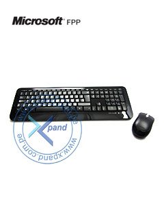 kit teclado y mouse inalámbrico microsoft desktop850, receptor usb, 2.40ghz, negro. 