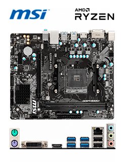 MAINBOARD MSI a320m-a pro s/v/l ddr4