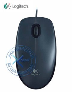 mouse óptico logitech m90, 1000 dpi, usb, negro, presentación en caja.