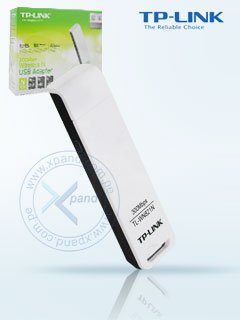 adaptador n usb inalámbrico, tp-link wn821n, tasa de transferencia de 300mbps, adopta
