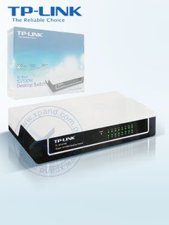 switch tp-link tl-sf1016d, 16 puertos 10/100mbps,autovoltaje, presentación en caja
