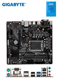 MAINBOARD GIGABITE h610m s2h s/v/l ddr4