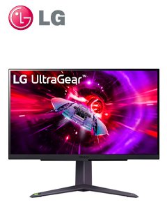 monitor gaming lg 27 ultragear, qhd ips (2560x1440) 165hz, hdmi x2, dp x1, hp-out x1