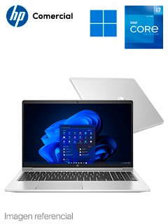 notebook hp probook 450 g9, 15.6 fhd uwva, core i7-1255u hasta 4.70ghz, 16gb ddr4-32