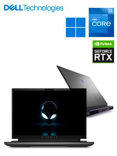 notebook dell alienware m16 r1, 16 qhd+ wva, core i7-13700hx hasta 5ghz, 16gb ddr5 s