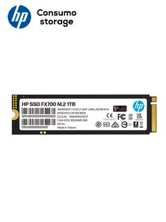 unidad en estado solido hp fx700 m.2 2280 1tb, pcie gen4 x4 nvme 2.0rendimiento 