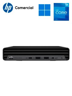 computadora mini hp prodesk 400 g9, core i7-12700t 1.40/4.60ghz, 8gb (1x8gb) ddr4-320