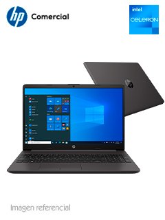 notebook hp 250 g9, 15.6 lcd hd sva, celeron n4500 1.10 / 2.8ghz, 8gb ddr4-2933mhz s