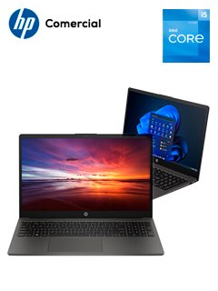 notebook hp 250 g10, 15.6 led hd sva core i5-1335u 1.30/4.60ghz 8gb (1x8gb) ddr4-320